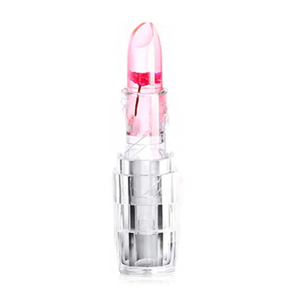 

2017 New Jelly Temperature Change Moisturizer Bright Super Flower Lipstick Magic Color Nutritious LipBalm Lip Care Cosmetic