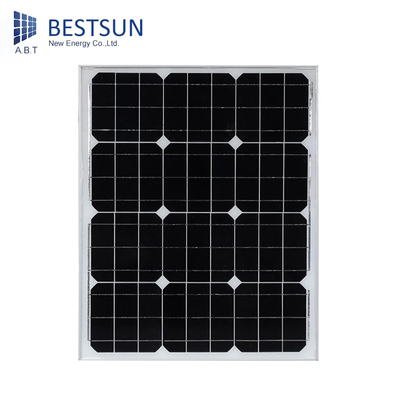 BS-50W 12v mono Foldable solar panel cell Portable price per watt panels for apartments installation ABTSOLAR BESTSUN | Обустройство