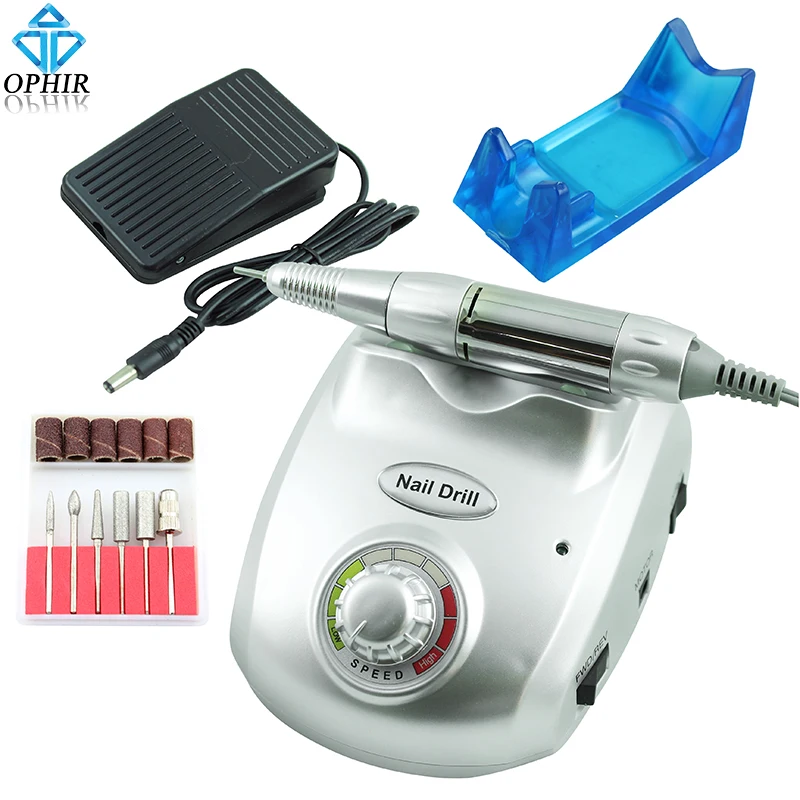 OPHIR Electric Nail Drill Machine 30000RPM Pedicure Manicure Drills & Accessories of Drill Bits/Sanding Brand Nail Tools _KD149 OPHIR Electric Nail Drill Machine 30000RPM Pedicure Manicure Drills & Accessories of Drill Bits/Sanding Brand Nail Tools _KD149