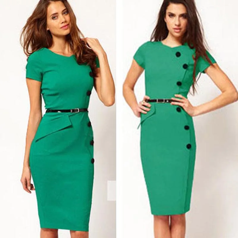 fitted professional dresses