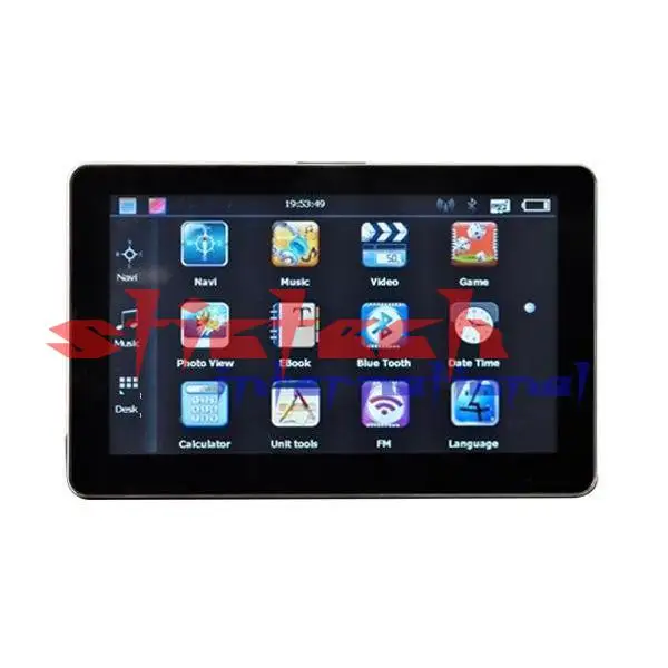 DHL или FedEx 50 штук без прибыли высокого качества HD 800*480 7 gps-навигатор с FM BT и AVIN 4 Гб Загрузка Новая 3D карта 256 Мб 8 Гб