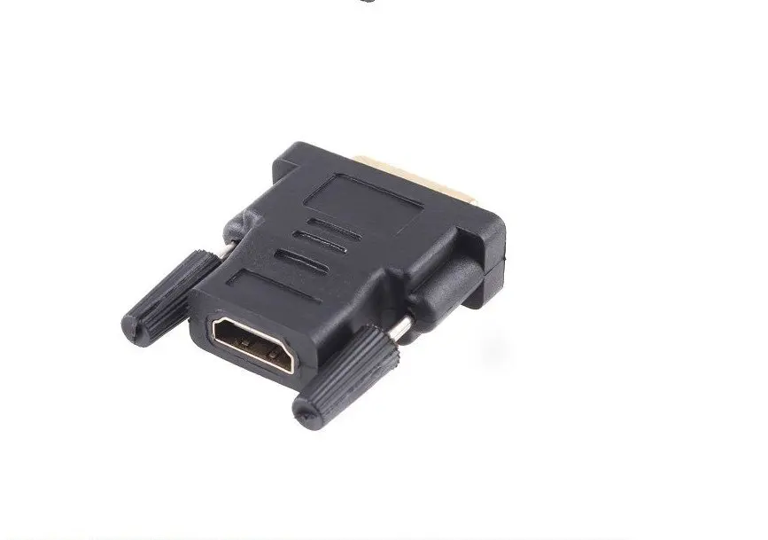 10 шт. Позолоченные DVI конвертер HDMI DVI штекерным женщин адаптер HDMI конвертер, бесплатная доставка + номер для отслеживания