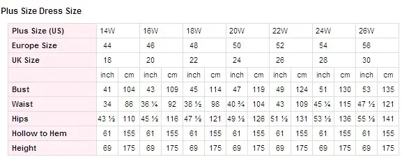 size chart two 2