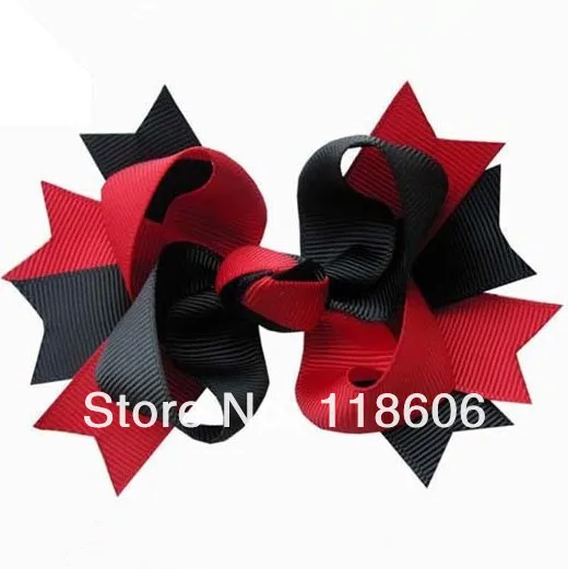 Red and black grosgrain ribbon boutiue hairbow.jpg