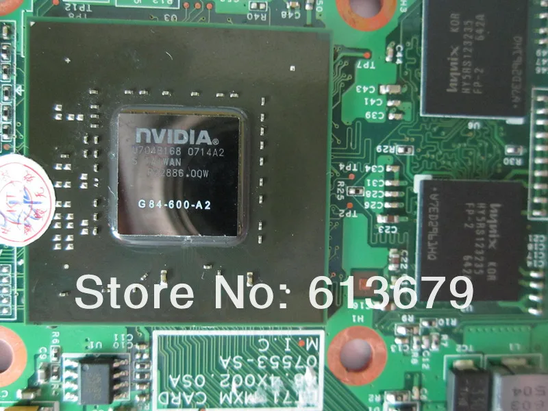 Горячо! Видеокарта nVidia GeForce 8600 8600M GT 8600MGT MXM II DDR2 256MB G84-600-A2 vg.8pg06. 001 для acer и