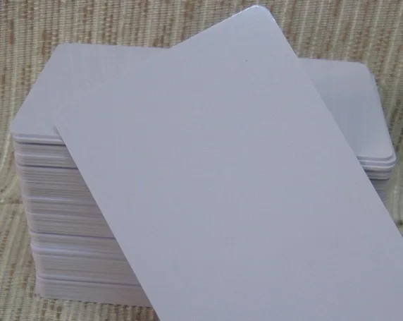 Двойной двухсторонняя струйная печать печати пустой белый ПВХ ID карты 230 шт. + лоток для карт 2 шт