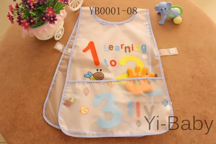 YB0001 одежда Детский Нагрудник слюнявчик для младенца Полотенца Водонепроницаемый нагрудник живопись одежда 12 шт./компл