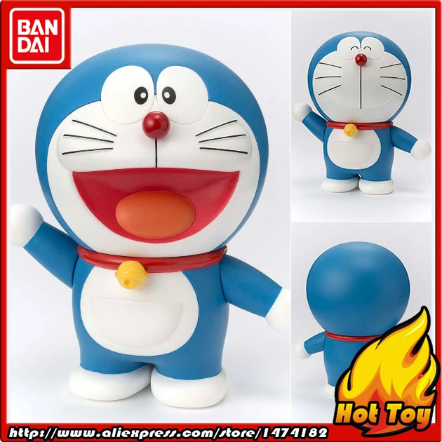 100% Оригинальные BANDAI Tamashii Наций Figuarts нулевой фигурку-Doraemon от "Doraemon"