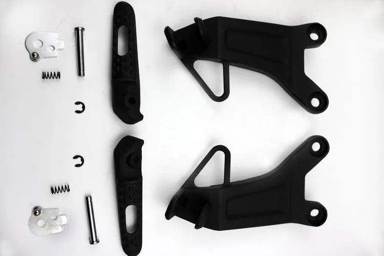 Aftermarket мотоциклетные части черный Задний пассажирский подножки Кронштейн подходит для Honda CBR600RR CBR RR 2003 2004