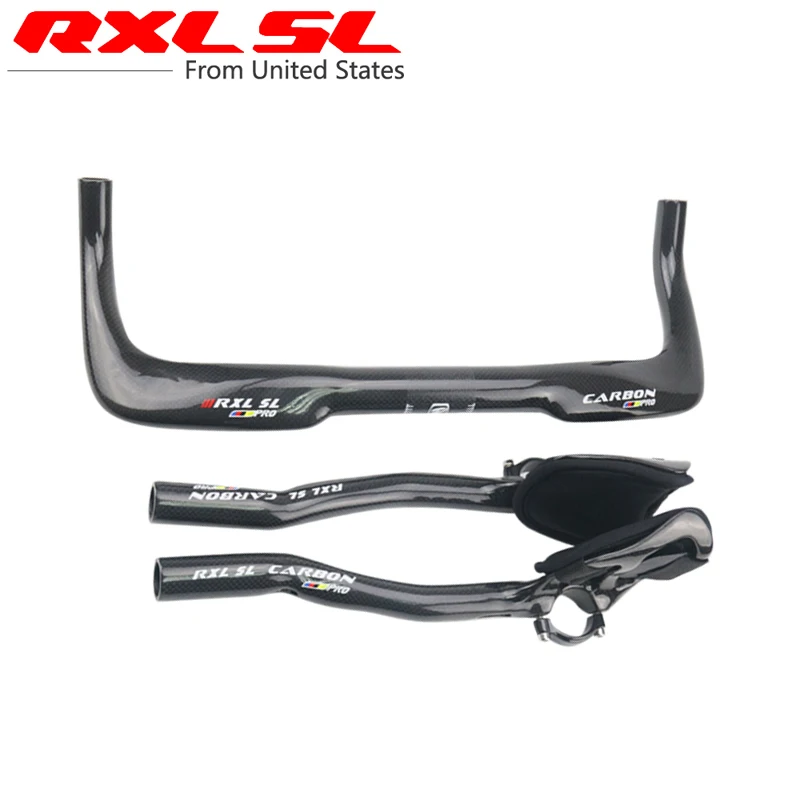 Carbon Bicycle TT Handlebar tt bars Carbon Bar End...