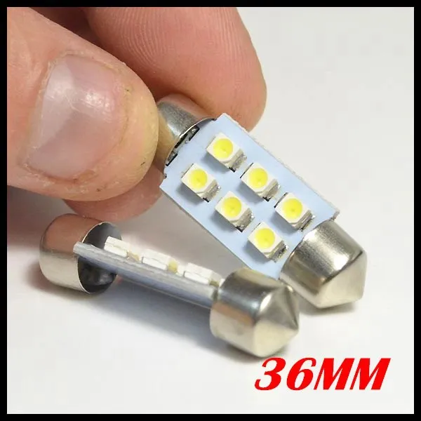 Гирлянда светодиодная 6smd 1210 31 мм/36 мм/39 мм/42 мм автомобиль светодиодное освещение белый автомобилей 194 168 192 W5W светодиодные лампы автомобильные