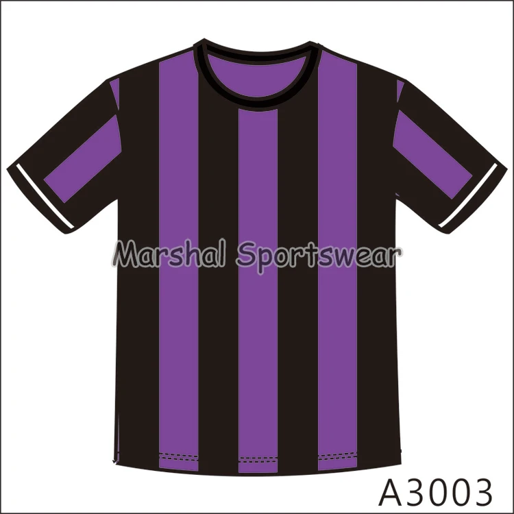 purple and black soccer jersey