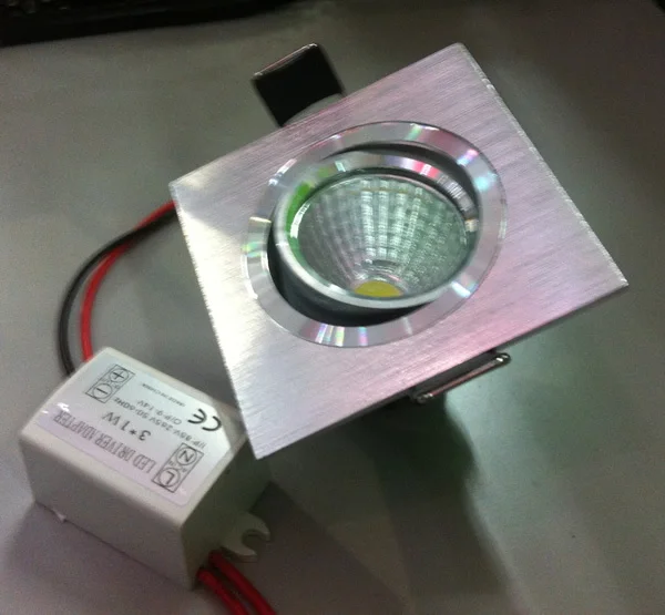 200 шт./лот квадратный 3 Вт 300lm COB светодиодный Downlight110v 220v затемнения утопленное локальное освещение DHL FedEx с бесплатной доставкой от производителя(Сертификация CE& по ограничению на использование опасных материалов в производстве CUL SAA