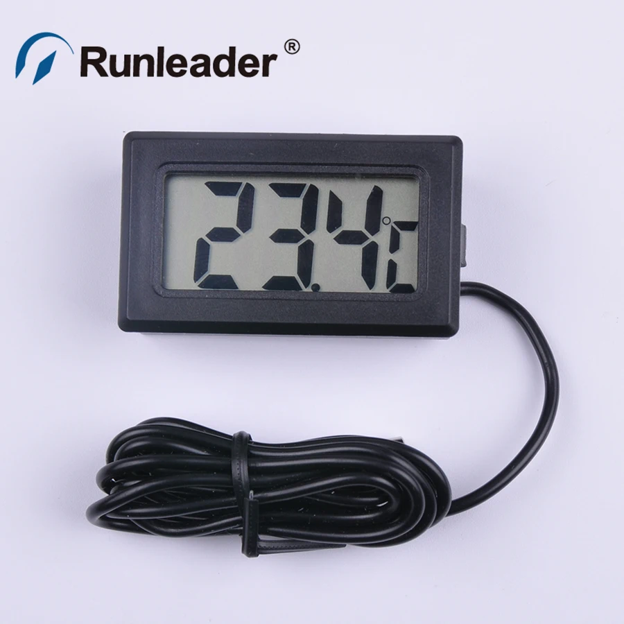 Runleader TM102 светодиодный дисплей цифровой измеритель температуры Калибр термометр-50 до 110 градусов Цельсия для мотоцикла горячая распродажа