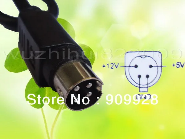 100 V-240 V AC в DC 12 V/5 V 2A чехол для корпуса HDD адаптер питания 4 pin 2000mA 4PIN