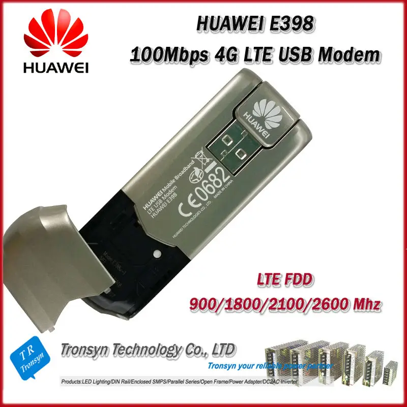 Новые оригинальные разблокировать 100 Мбит/с HUAWEI E398 4G LTE USB модем с sim-карты слот поддерживает LTE FDD 900/1800/2100/2600 МГц