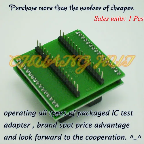 WL-SOIC32-U1 адаптер для Wellon программист адаптер SOP32/SOIC32/SO32 адаптер IC Тесты гнездо/IC гнездо(ширина 14,2 мм