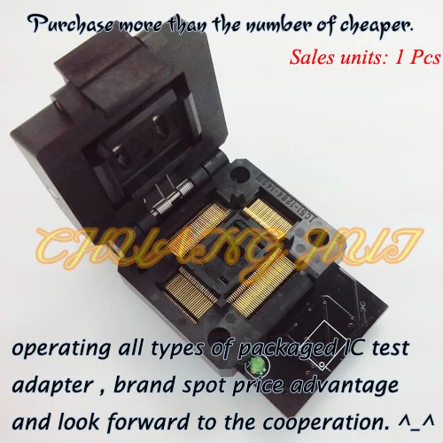 SU-PC8375S-PQFP128 программист адаптер IC51-1284-1433-10 PQFP128/QFP128 адаптер IC Тесты гнездо/IC гнездо(LP программист адаптер стандарта Австралии