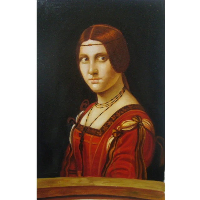 Aliexpress.com : Porträt ölgemälde La Belle Ferronniere ...