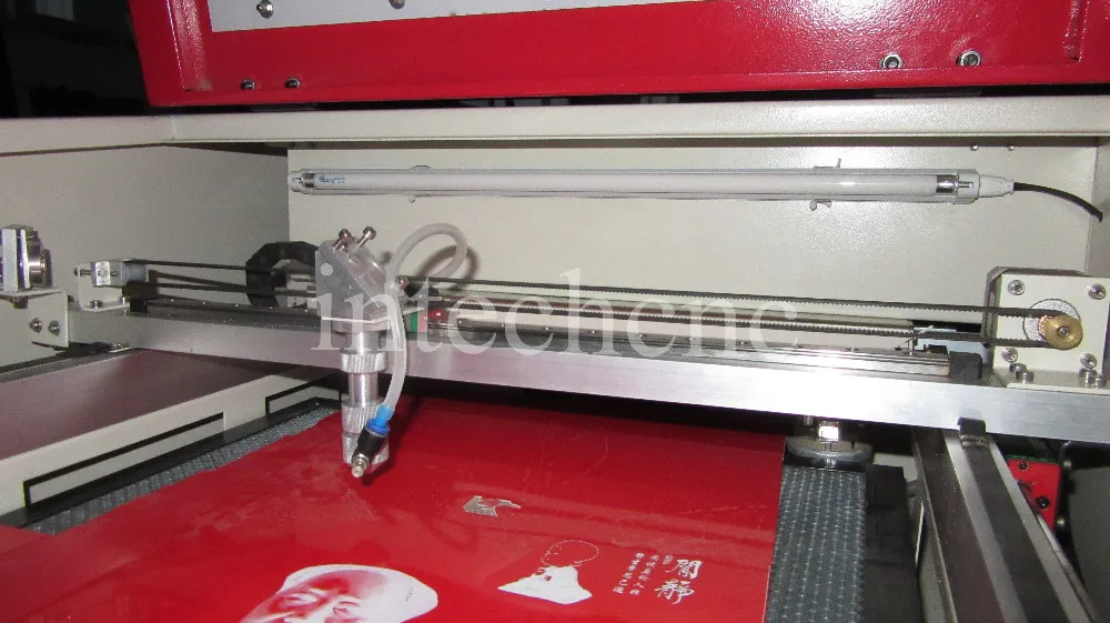 Широко используется 10 Вт co2 лазерная трубка 4040 INTECHCNC