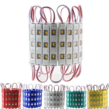 500 шт./лот СВЕТОДИОДНЫЙ Модуль smd5730 3 светодиодов Водонепроницаемый ip65 Теплый Белый Чистый Белый модули Инъекции Литье для DC 12 В, 75 мм* 10 мм