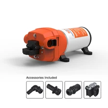 Водяной насос 12 В Морская Лодка мембранный насос 40PSI 4,5 GPM RV Кемпер насос высокого давления распылителя