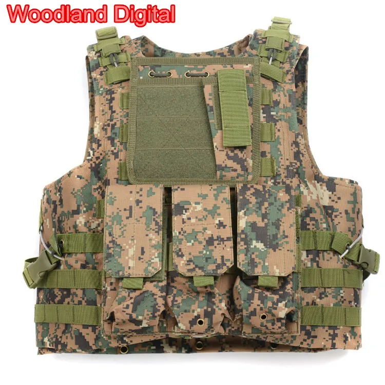 Multicam CS Paintball Airsoft Armour Tactical Military Combat Assault Vest Outdoor Training Hunting Waistcoat Safety Clothing