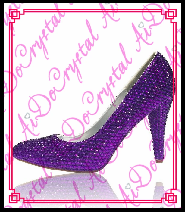Aidocrystal Handmade Women Pumps Brand Women font b Shoes b font High Heels Sexy Pointed Toe