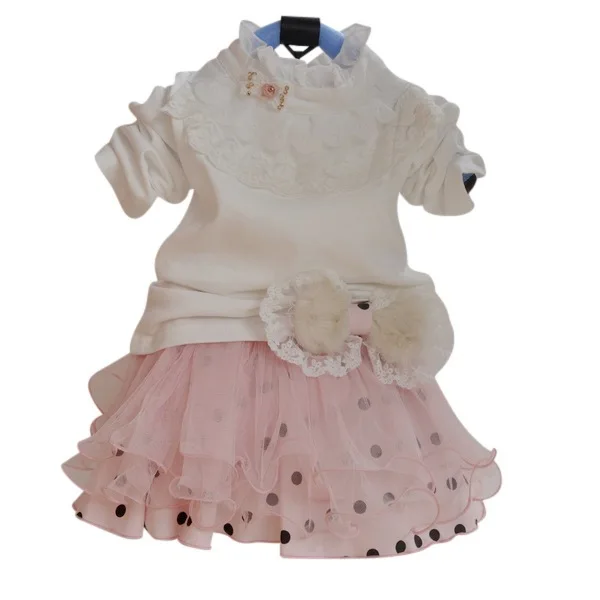 Anlencool/распродажа, Roupas Meninos,, брендовая детская одежда, платье, костюм комплекты для маленьких девочек весенний комплект одежды для девочек