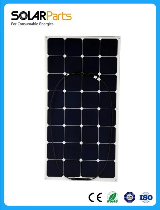 Boguang  4 pcs 100W pv flexible solar panel module cell worked as battery charger Camping RV solar power bank Roof outdoor use