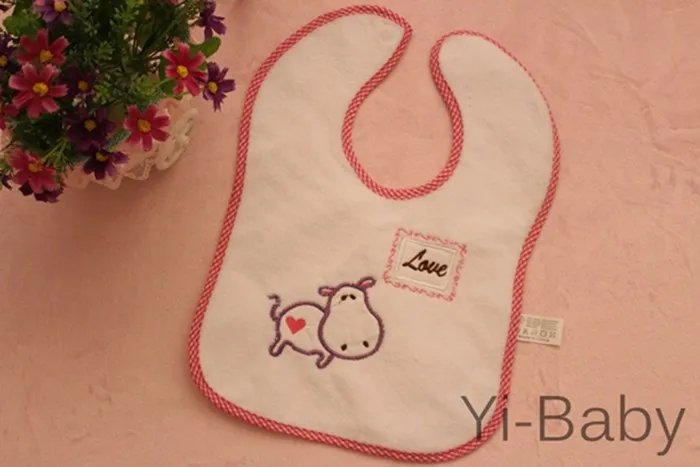 12 шт./компл. YB001 fflower Burp Полотна младенческой слюны полотенца Baby Bib водонепроницаемый нагрудник