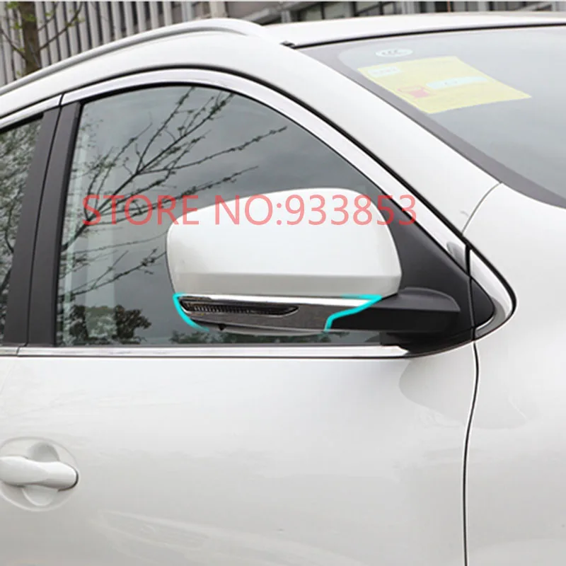 

STYO Car 2pcs ABS Chrome Rear view mirror cover trim for RENAULT KADJAR 2016