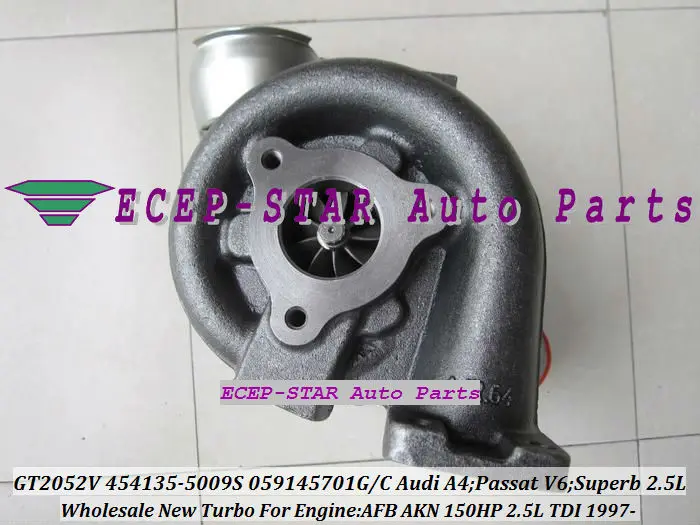 GT2052V 454135-5009 S 454135 059145701G/C Turbo турбонаддув для Audi A4 SKODA Superb VW PASSAT V6 1997-AFB AKN 2.5L TDI 150HP