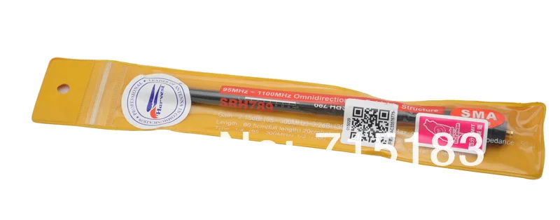 SMA-F Урожай SRH789 95-1100 МГц складная конструкция телескопическая антенна 2,15 дБ (95-300 МГц)/3.2дб (300-1100 МГц)