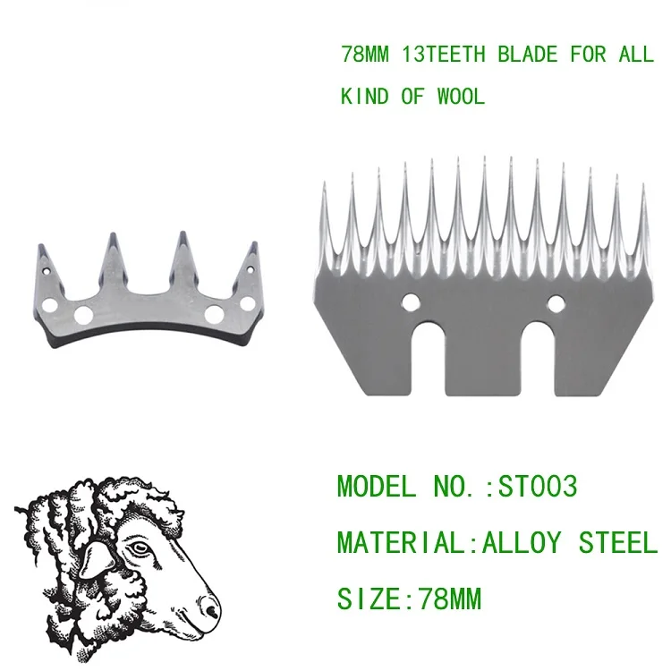 13 Straight Teeth Blade Comb for Professional Sheep Clipper Sheep Hair