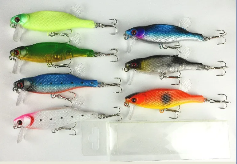 20 шт. минноу lures17.6cm 27.2 г 2 крючки адреналин бас пластиковые колебание рыболовные снасти приманки воблеры рыбалка pesca