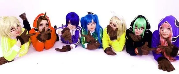 Vocaloid Матрешка Мику куртка Косплэй костюм с Прихватки для мангала мультфильма костюмы на Хэллоуин костюмы