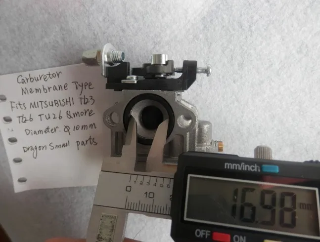CARBURETOR MEMBRANE TYPE MITSUBISHI TL26 TU26 11