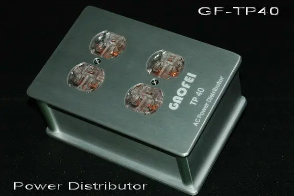 Gaofei TP40R US AC источник питания дистрибьютор 4 розетки родий сосуды разъем