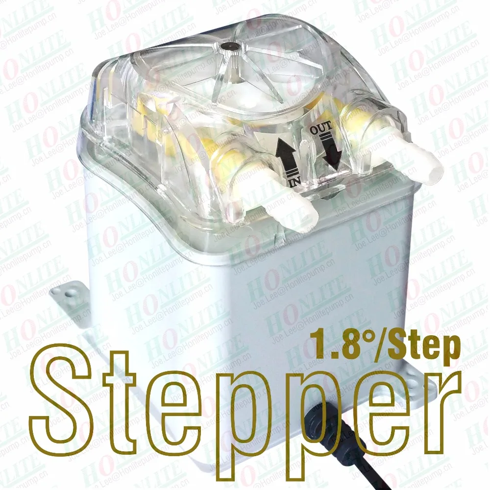 

300ml, 3 rollers, 12V Peristaltic Pump with Stepping Motor, Enclosure, Replaceable Pump Head and FDA approved PharMed Peri-Tube