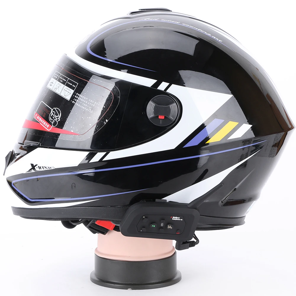 2 шт Fodsports V4 Четыре Всадника мотоциклетный водонепроницаемый шлем bluetooth домофон 1200 м Мотор беспроводной BT переговорный с fm-радио