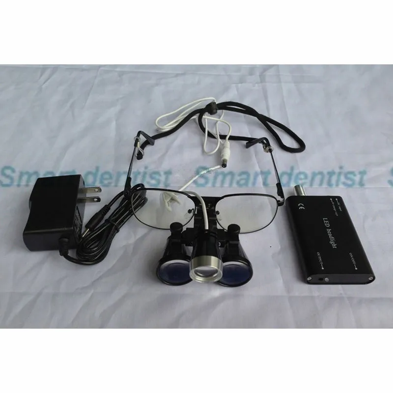 

2016 fast shipment 3.5X loupe with led headlamp operating Instrument surgical doctor operate loupe