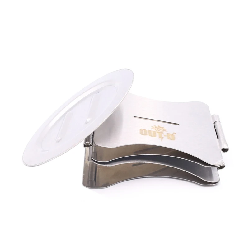 Складная плита для кемпинга на открытом воздухе портативная печь твердая