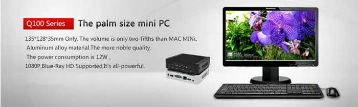 Дешевый Wintel процессор Celeron 1007u 2 м Кэш, 1.50 ГГц 4 RS232, Dual LAN Мирко компьютер qotom-i17c4