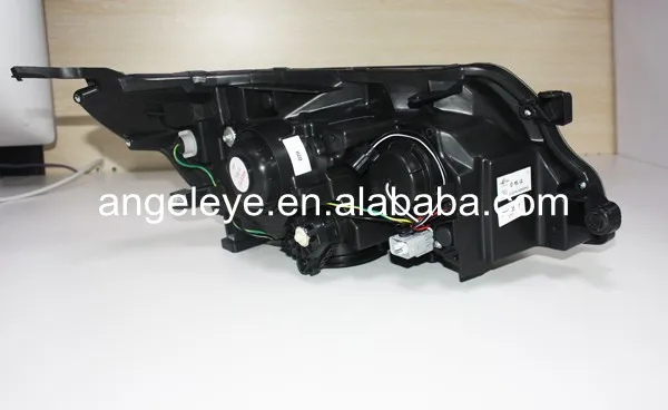 Для Subaru Forester светодиодный головной фонарь с ангельскими глазами с биксеноновыми линзами проектора 2009-2012 года LD