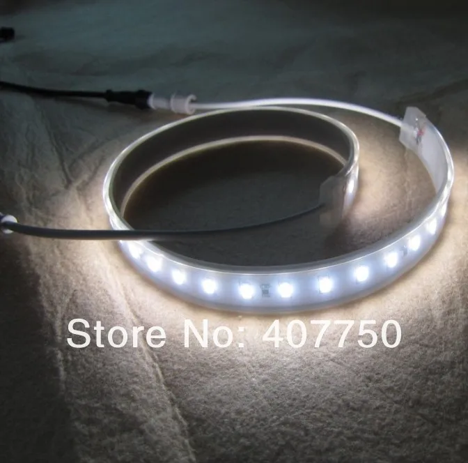 Новый Тип SMD 5630 64LED за метр 22 Вт Водонепроницаемый IP65 Гибкие светодиодные полосы 5 м/лот для AC220V/230 В