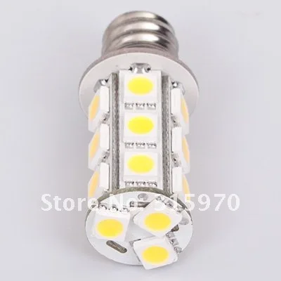 E12 LED auto bulbauto 12VDC white color 18pcs of 5050SMD 3W to repalce halogen 30W