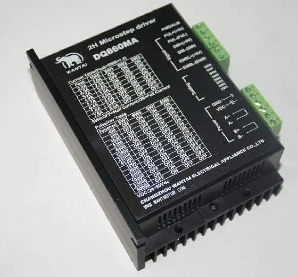 4 осевое Управление шагового водителя, 24-80vdc/7.8a/256 Microstep