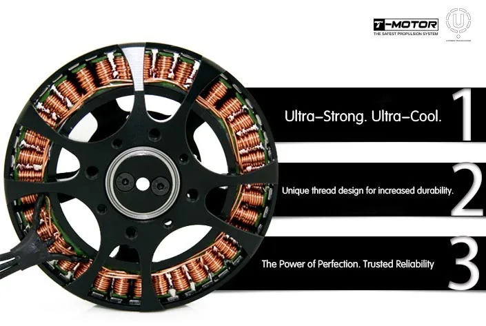 T-Motor Tiger одиночный бесщеточный мотор U8 100KV 6-12S для RC квадрокоптера гексакоптера БПЛА Dornes вертолет мультироторы