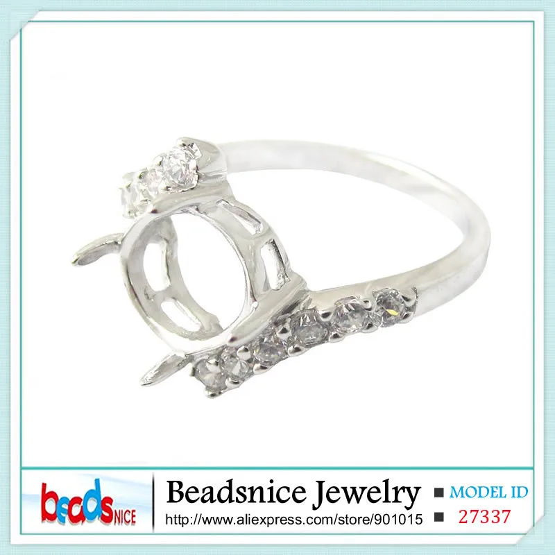 Beadsnice ID27337 кольцо из стерлингового серебра 925 элегантное обручальное кольцо fine jewelry diy овальные полу Гора кольцо настройки для нее